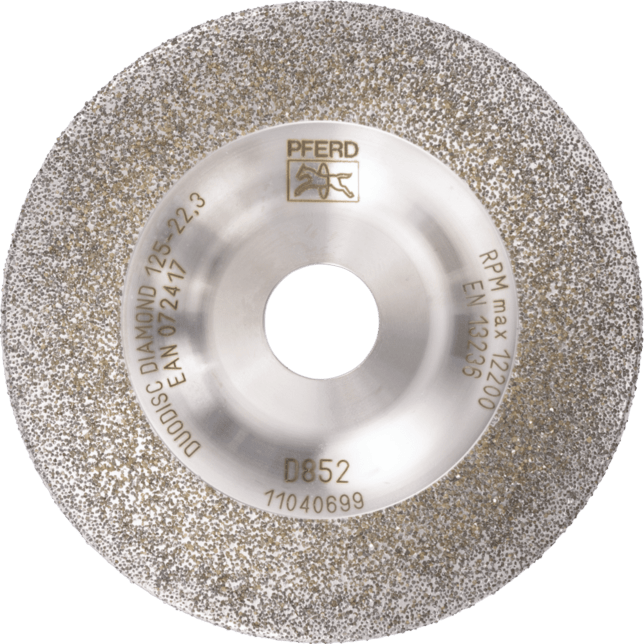 PFERD TOOLS Diamantové/CBN brúsky EP väzba DUODISC DIAMANT 150-22,23 D852