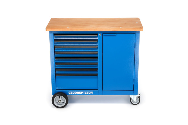 GEDORE 1504 0701 Pohyblivý pracovný stôl s 8 zásuvkami