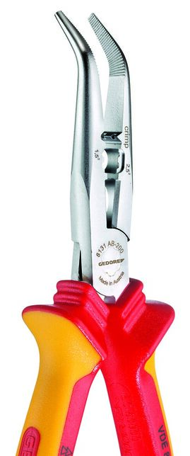 GEDORE VDE 8131 AB-200 H Multifunkčné kliešte VDE 200 mm ohnuté, povrchová úprava