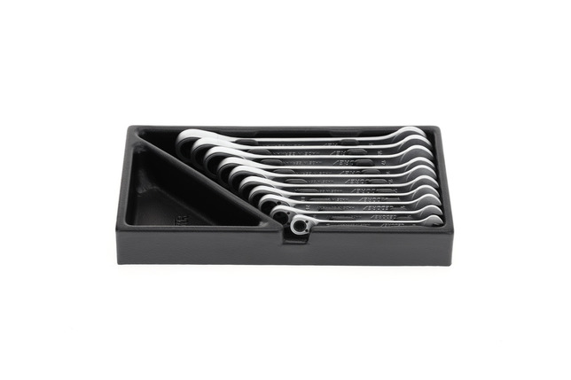 GEDORE 1500 ES-7 R Sada plochých a očkových kľúčov s očkovou ráčnou v module 1/3 ES