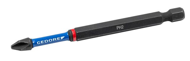 GEDORE 666 TR90 PH2-02 Sada bitov PH1-02 Torsion krížových PH 2, dĺžka 90 mm