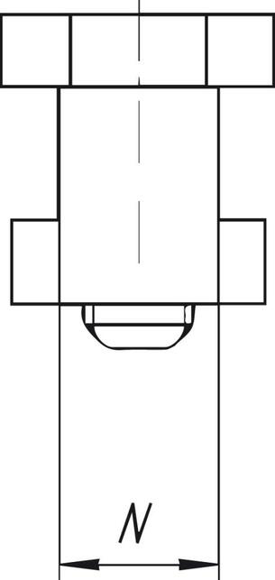 Úpinka excentrická pre T-drážku 10 M6 MITEE BITE