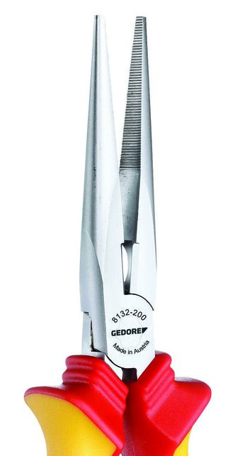 GEDORE SB VDE 8132-200 H Ploché okrúhle kliešte VDE s izolačným poťahom 200 mm