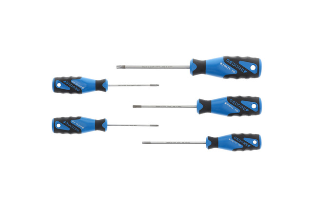 GEDORE 2163 TX-05 Sada skrutkovačov 3K, 5-dielna TX T10-T30