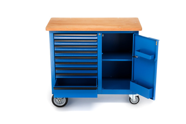 GEDORE 1504 0810 Pohyblivý pracovný stôl s 9 zásuvkami