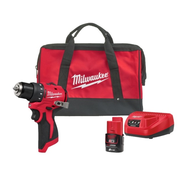 MILWAUKEE M12 BLDDRC-201BRF - M12™ Kompaktní bezuhlíkový vrtací šroubovák - 4933500773