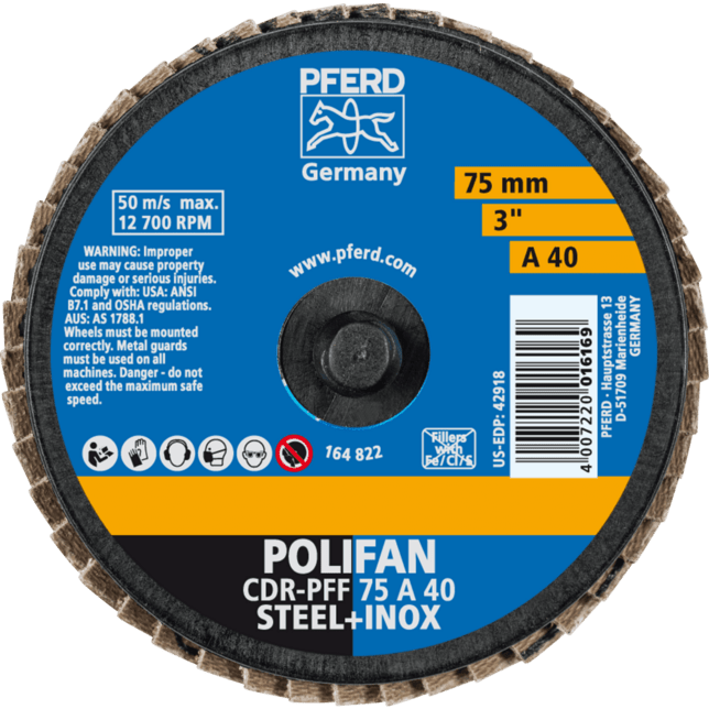PFERD TOOLS COMBIDISC Brúsky CDR PFF 75 A 40