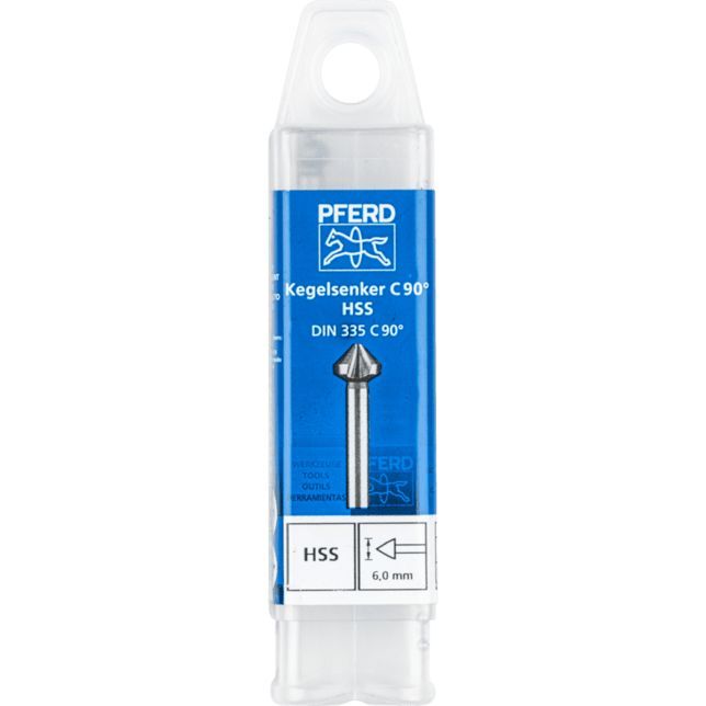 PFERD TOOLS Vrtacie a ponorné nástroje KES HSS DIN 335 C90° 6,0