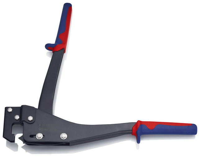 KNIPEX 90 42 340 Kliešte na spojovanie profilov s multi-komponentnými úchopmi leštené 340 mm