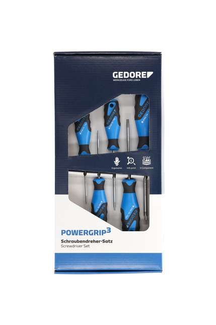 GEDORE 2163 TX-05 Sada skrutkovačov 3K, 5-dielna TX T10-T30