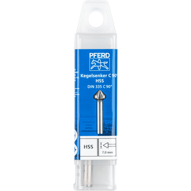PFERD TOOLS Vrtacie a ponorné nástroje KES HSS DIN 335 C90° 7,0
