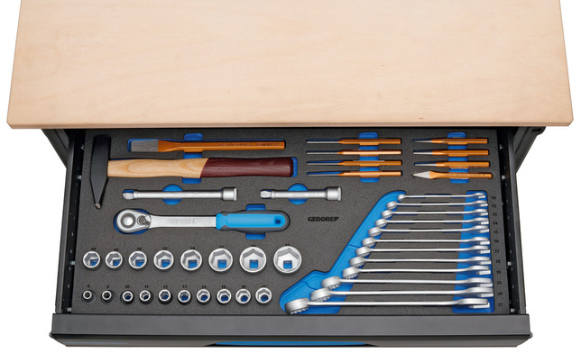 GEDORE 1110 CTB3-01 Asortiment náradia v module CT 43 - časťový