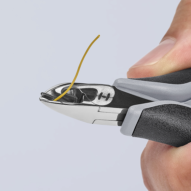 KNIPEX 77 12 115 ESDSB bočné cvikacie kliešte ESD pre elektroniku s prevlečným kĺbom s multi-kompone