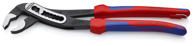 KNIPEX 88 02 300 T Alligator® Kliešte na vodné čerpadlá s multi-komponentnými úchopmi, s integrovaný