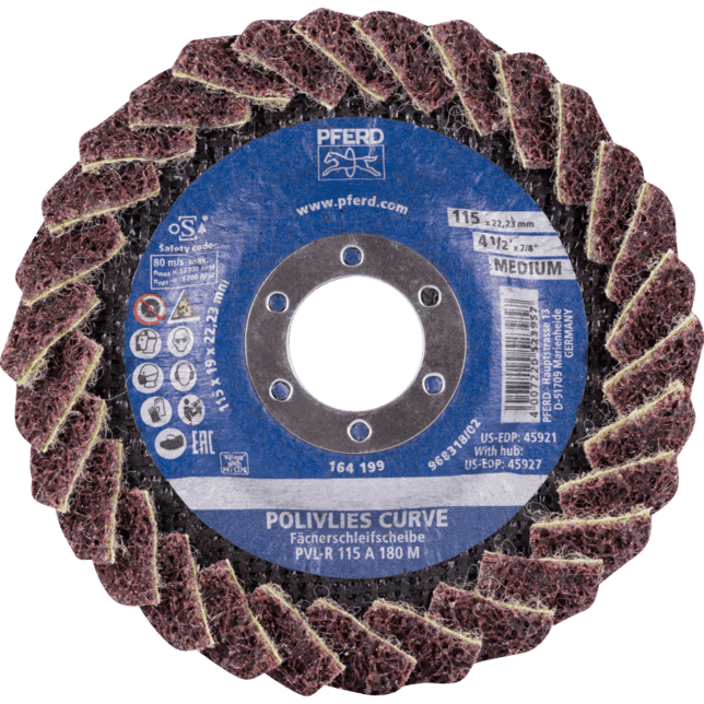 PFERD TOOLS Fleece vrstvené (netkané) náradie PVL-R 115 A 180 M