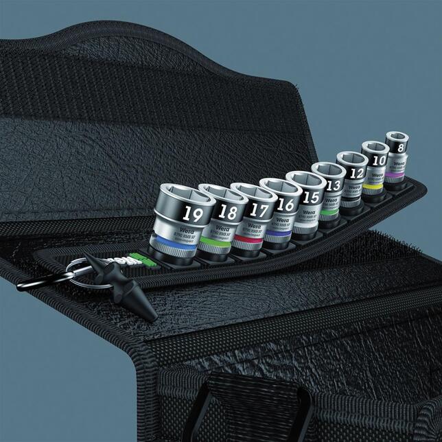 WERA Sada hlavíc 3/8" 6 hran 10 diel Zyklop Belt B 1 Wera