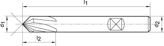 FORMAT Fréza odihľovacia 16mm Z4 120G TiAlN VHMN WN HB TiALN Format