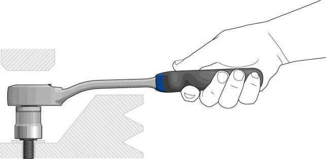 GEDORE Račňa 1/2" 270mm 72 zub typ 1993 U-20 G Gedore