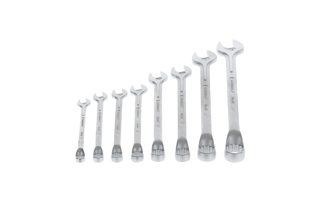 GEDORE 1 B-080 Sada plochých a očkových kľúčov 8-dielna 8-19 mm