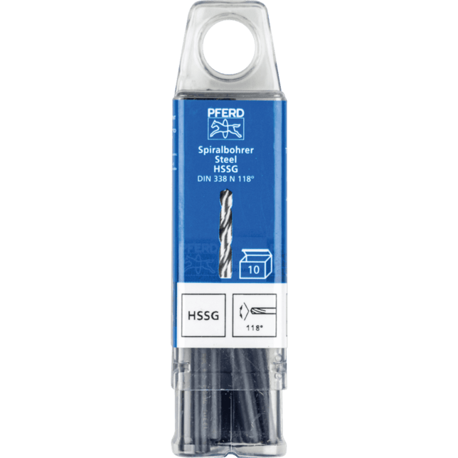 PFERD TOOLS Vrtacie a ponorné nástroje SPB DIN 338 HSSG N 4,5 OCEĽ