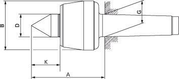 BOSCH Hrot otočný centrovcí MK 4 PRO H Rohm