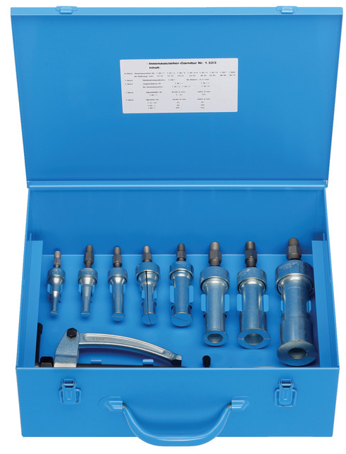 GEDORE 1.32/2 Sada vnútorných a vonkajších stiahovačov 15-dielna
