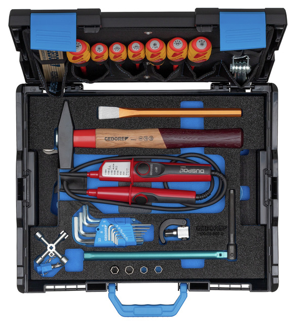 1100-03 GEDORE L-BOXX 136 s asortimentom hydraulika 44 -častový