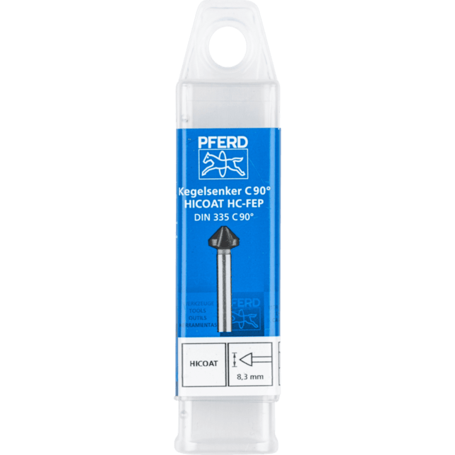 PFERD TOOLS Vrtacie a ponorné nástroje KES HSS DIN 335 C90° HC-FEP 8,3