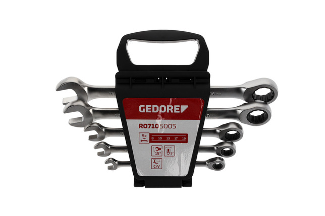 GEDORE RED Sada kľúčov očkoplochých 5 diel račňových R07105005 Gedore Red