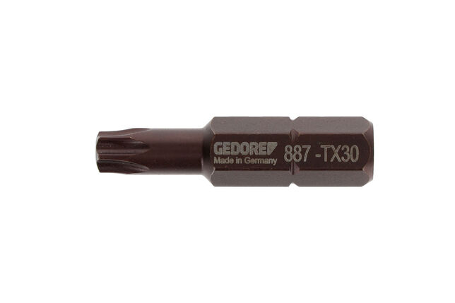 GEDORE 887 TX T30 bit skrutkovač 5/16" vnútorný TX T30