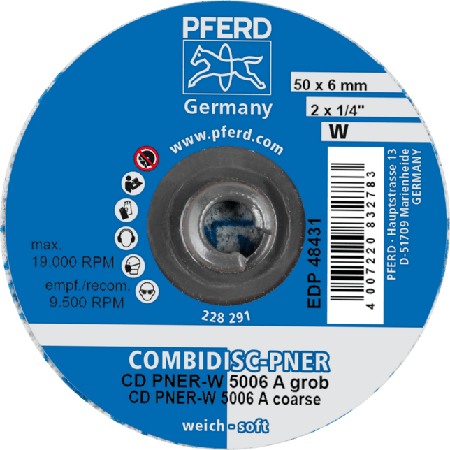 PFERD TOOLS COMBIDISC Brúsky CD PNER-W 5006 A G