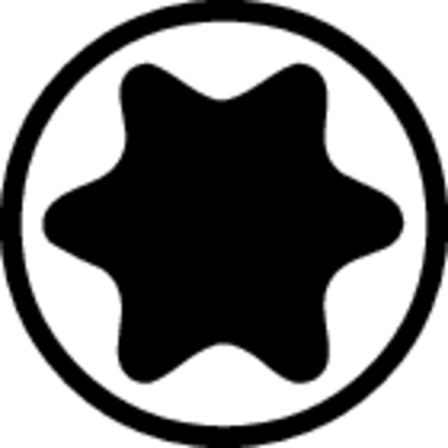 GEDORE 666 TR50 T30-02 Sada bitov T15-02 Torsion TX T30, dĺžka 50 mm