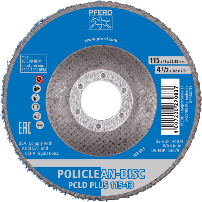 PFERD TOOLS Fleece vrstvené (netkané) náradie PCLD PLUS 115-13