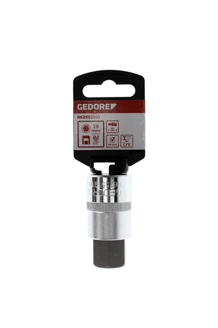 GEDORE RED Hlavica bitová 1/2 19m L55mm R62551910 Gedore Red