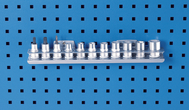 GEDORE 1500 H 27 Upevnenie kľúča s nástrčnými hlavicami s 11 otvormi