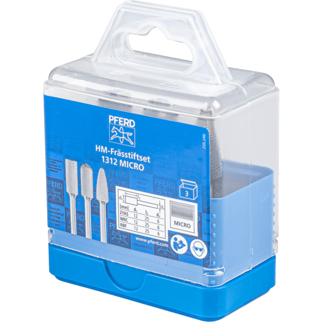 PFERD TOOLS karbidové frézy 1312 MICRO