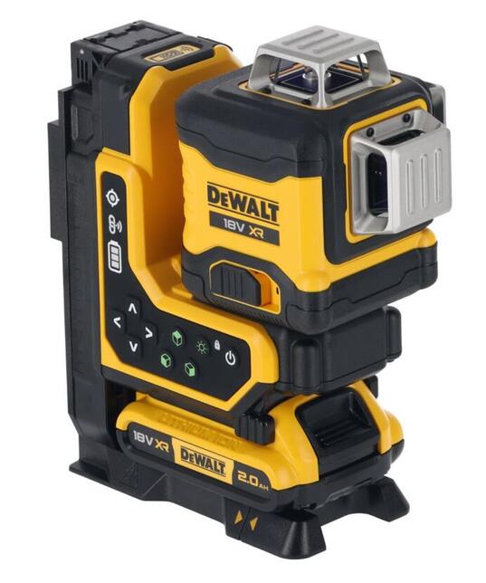 DeWALT Laser krížový 3x360° zelený laser s diaľkovým ovládaním 18V kufor 1x2,0Ah