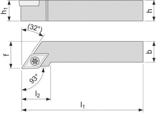 FORMAT Držiak plátkov 93st. SDJCR 2525 M 11 Format