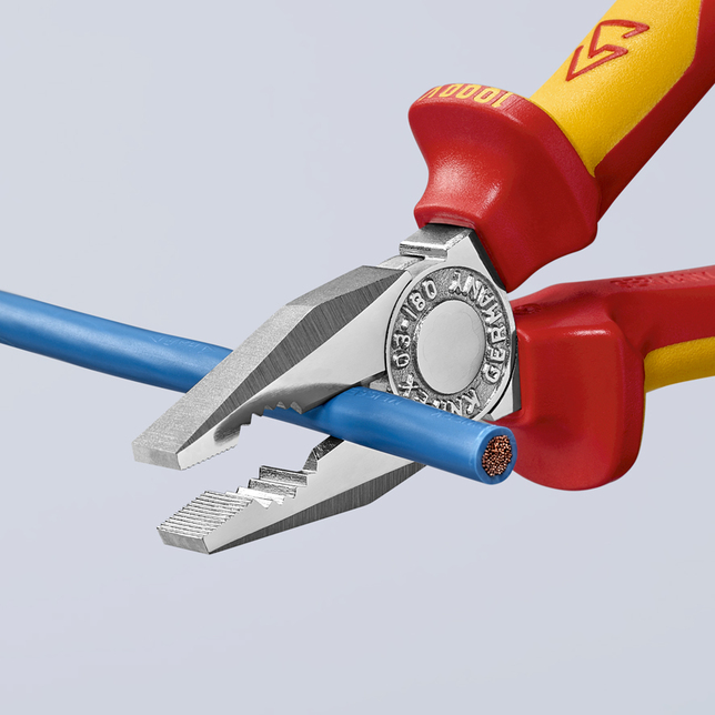 KNIPEX 03 06 160 SB Kombinované kliešte izolované s multi-komponentnými rukoväťami, VDE testované po