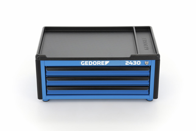 GEDORE 2430 Nástrojová skrinka s 3 zásuvkami