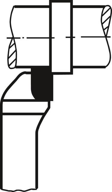 WILKE Nôž sústružnícky odsadený rohový 16x10mm ľavý VHM P25/P30 DIN4978 ISO 3 Wilke