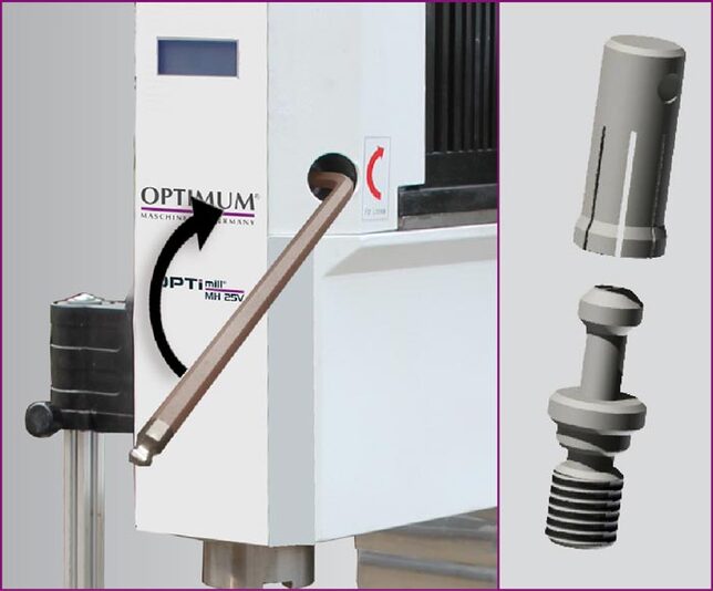 OPTIMUM Frézka OPTImill MH 25 V