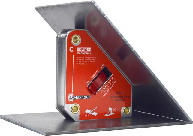 ECLIPSE MAGNETICS Uholník zvárací magnetický 139x152mm spínateľný Eclipse