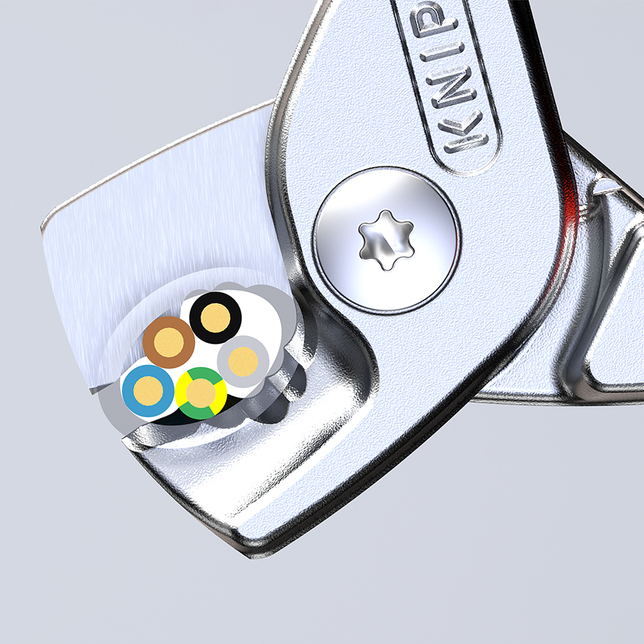 KNIPEX 95 11 160 SB StepCut® Nožnice na káble poplastované leštené 160 mm