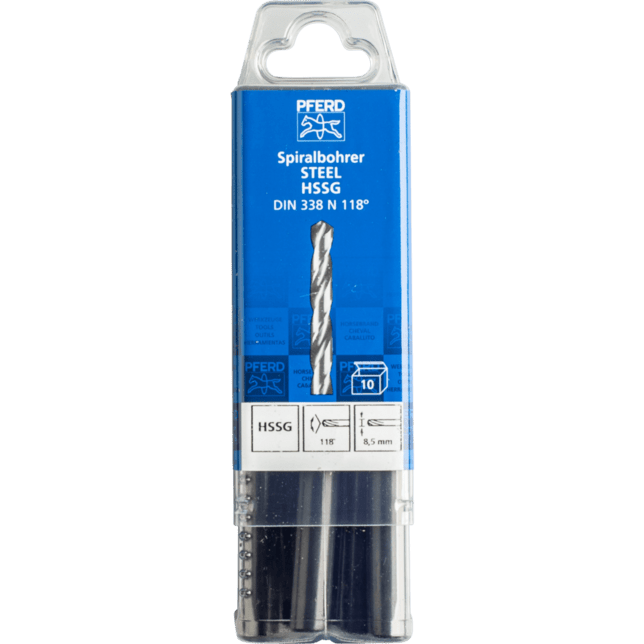 PFERD TOOLS Vrtacie a ponorné nástroje SPB DIN 338 HSSG N 8,5 OCEĽ