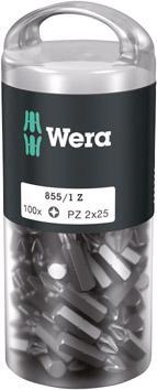 WERA Sada bitov torx T20 x 25mm 867/1 DIY 100 Torx Wera