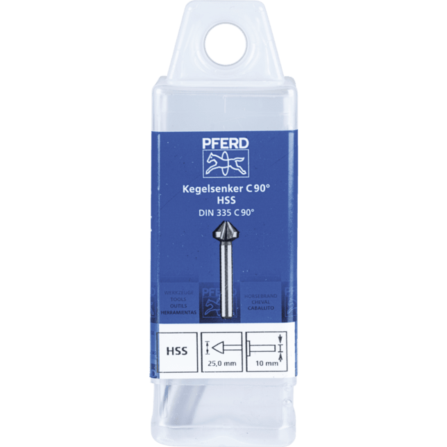 PFERD TOOLS Vrtacie a ponorné nástroje KES HSS DIN 335 C90° 25,0