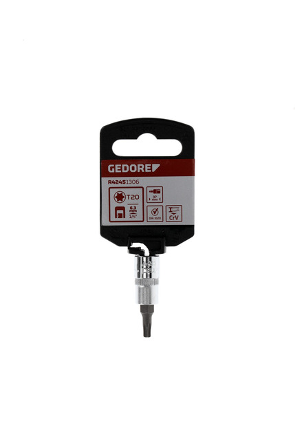 GEDORE RED Hlavica bitová 1/4 TORX T20 L37mm R42451306 Gedore Red