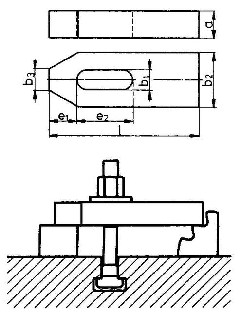 Svorka upínacia jednoduchá 9x60mm AMF