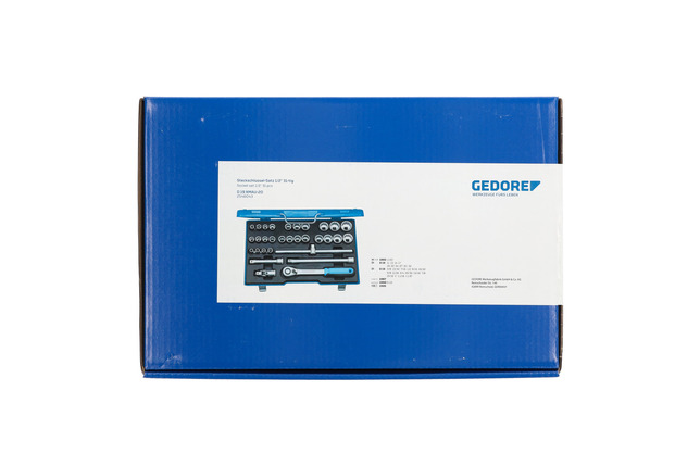 GEDORE D 19 Sada nástrčných kľúčov XMAU-20 1/2" 31 ks.